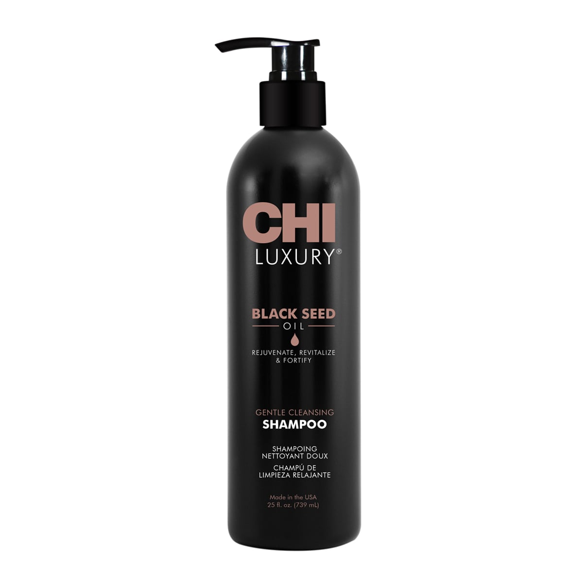 Ніжний очищувальний шампунь для волосся CHI Luxury Black Seed Oil Gentle Cleansing Shampoo з олією чорного кмину, 739 мл