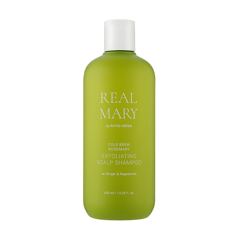 Очищувальний шампунь для волосся Rated Green Real Mary Exfoliating Scalp Shampoo з розмарином, 400 мл